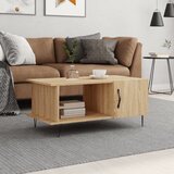 vidaXL Stolić za kavu boja hrasta 90x50x40 cm konstruirano drvo Cijene