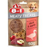 3 + 1 gratis! 4 x 8in1 grickalice za pse - Meaty Treats pačetina i jabuka (4 x 50 g) | shoptok.hr