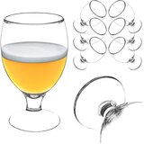 KADAX Kozarci za pivo, koktajle, pijače, vrček, 370 ml, 6 kosov, darilo, (5000351742) Cene