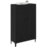  Highboard Crni hrast 70 x 31 x 115 cm Obrađeno drvo i čelik | Eponuda.ba