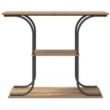  Konzolna stolica s policom Umjetnički hrast 101 x 35 x 80,5 cm | shoptok.hr