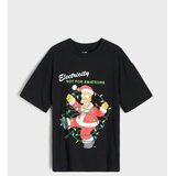 Sinsay Pamučna oversize majica s božićnim printom The Simpsons Cijene