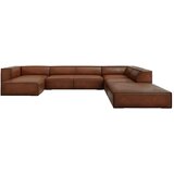 Windsor & Co Sofas Konjak smeđa kožna kutna garnitura (desni kut) Madame - Cijene