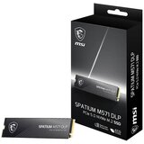 MSI SPATIUM M571 DLP PCIe 5.0 NVMe M.2 4T internal solid state drive 4 TB PCI Express 5.0 3D NAND | shoptok.hr
