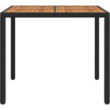  Stol za vrt Crna 90 x 90 x 75 cm poliratan | shoptok.hr