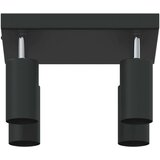  Stropni reflektor s reflektorima Crna 26 x 26 x 16 cm Metal | shoptok.hr