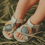 Donsje® otroški sandali flops beach ball blue stone leather | Shoptok.si