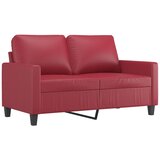  4-dijelni set sofa s jastucima crvena boja vina od umjetne kože | shoptok.hr