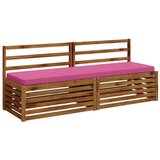  Jastučići za klupe - 2 dijela VUGHT 2 kom. 100% poliester - Roza (poliester) 170 x 50 cm 2 | shoptok.hr