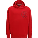 Tommy Hilfiger Big & Tall Sweater majica crvena / crna / bijela