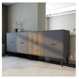 Hanah home komoda verry anthracite walnut Cene