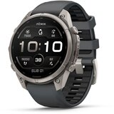 Garmin multisport GPS sat fēnix 9 Pro 47 mm, titanij, grafitno/crni silikonski remen | shoptok.hr