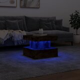 Ormarić za uzglavlje LED boja dimljenog hrasta 50x50x40 cm | shoptok.hr