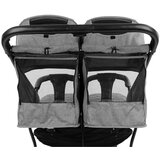 Kikka Boo kolica za blizance happy 2 light grey, 0m+