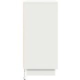  LED noćni ormarić bijele boje - 71x34.5x75 cm od konstruiranog drva | shoptok.hr