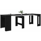  Blagovaonski stol 240 x 85 x 75 cm Konstruirano drvo Crni hrast | shoptok.hr