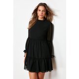 Trendyol Ženska haljina od tila sa detaljima crna | ePonuda.com