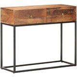 vidaXL Konzolna mizica 90x35x75 cm robusten akacijev les | Shoptok.si