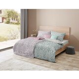 Fleuresse posteljnina modern classic b 140/200 cm mako saten turkizna, bela, bež | Shoptok.si