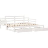 vidaXL Dnevni krevet na razvlačenje s ladicama bez madraca 90x200 cm | shoptok.hr