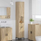 vidaXL Visoki ormarić za kupaonicu sonoma hrast 31.5 x 33 x 190 cm | shoptok.hr