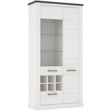 Premium Living Vitrina Montreal, Bela, Barva Pinije | Shoptok.si