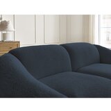 Bobochic Paris Temno modra sedežna garnitura iz tkanine bouclé 230 cm Tina – | Shoptok.si