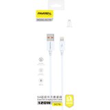 Pavareal usb kabal PA-DC79I 5A lightning 1m beli Cene