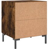 Noćni ormarić boja hrasta 40x35x47,5 cm od konstruiranog drva | shoptok.hr