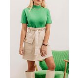 LeMonada Beige mini skirt for overlap Cene
