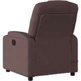  Masažni naslanjač temno rjavo blago | Shoptok.si