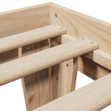 vidaXL Okvir kreveta bez madraca 100x200 cm konstruirano drvo | shoptok.hr