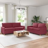  Set sofe 2 kom. Vinska crvena Tkanina | shoptok.hr