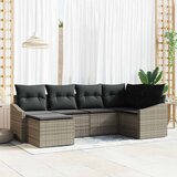  Vrtni set za objed s jastukom s pohranom 6 pcs Siva | shoptok.hr