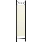 Sobna pregrada s 3 panela krem-bijela 120 x 180 cm | shoptok.hr