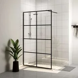 za tuširanje s prozirnim staklom ESG 115 x 195 cm crna