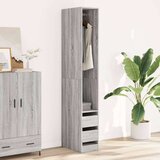 vidaXL Ormar boja sivog hrasta sonome 30x50x200 cm konstruirano drvO | shoptok.hr