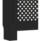 Pokrov za radijator crni 172 x 19 x 81,5 cm MDF | shoptok.hr