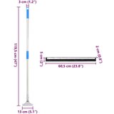 vidaXL Stenice za tla 5 kosov 60x122,5 cm Jeklo in guma | Shoptok.si
