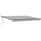  Tkanina za tende Svijetlo siva 400 × 350 cm Poliester | shoptok.hr