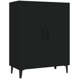  Komoda crna 70x34x90 cm od konstruiranog drva | shoptok.hr