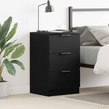  Noćni ormar Crni hrast 40 x 65 x 65 cm Konstruirano drvo | shoptok.hr