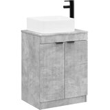  Set namještaja za kupaonicu Betonska siva Konstruirano drvo | shoptok.hr