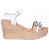 Luna Collection Sandali & Odprti čevlji 66244 Bela | Shoptok.si