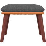  Tabure tamnosivi 45x29,5x35 cm od tkanine i umjetne kože | shoptok.hr