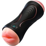 Leopard - Usta i umjetna vagina penis vibrator (naturalna boja) | shoptok.hr