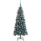 vidaXL Umjetno božićno drvce s stalakom Zelena 66 x 66 x 150 cm | shoptok.hr