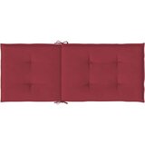  Jastuci za vrtne stolice 4 kom boja vina 120x50x3 cm od tkanine | shoptok.hr