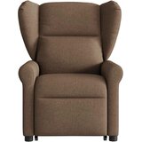  Naslonjač na podizanje od tkanine smeđi | shoptok.hr