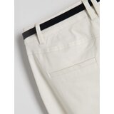 Reserved - Chino hlače s remenom - krem | shoptok.hr